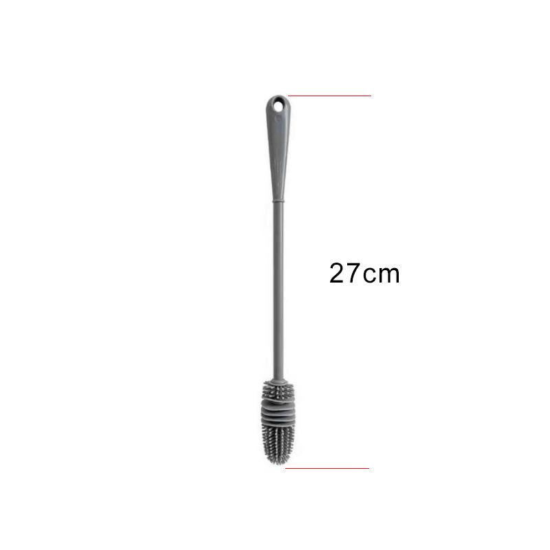 Long-Handle Silicone Bottle & Cup Cleaning Brush