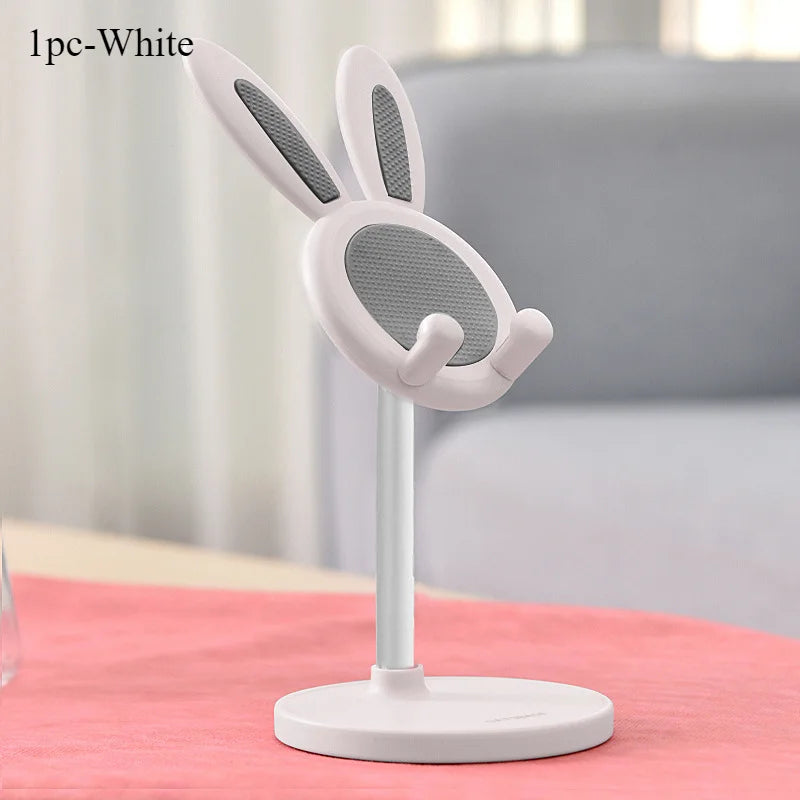Height-Adjustable Rotatable Rabbit Phone Stand