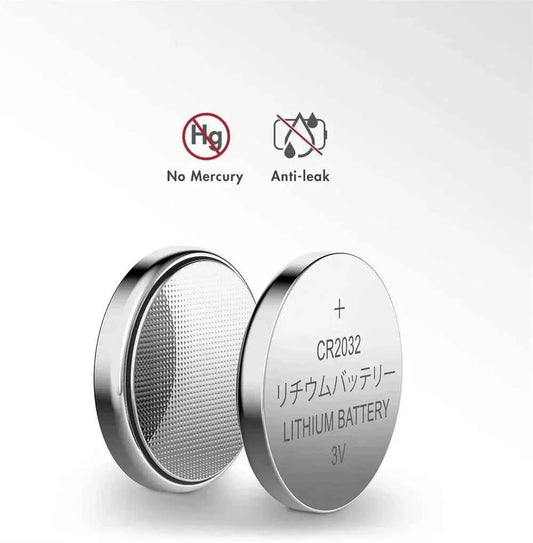 CR2032 Coin Batteries - 3V Lithium Button Cell for Car Keys, Watches & Electronics - Flexivo