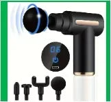 Mini USB Massage Gun - Portable Percussive Massager for Neck, Shoulders & Back