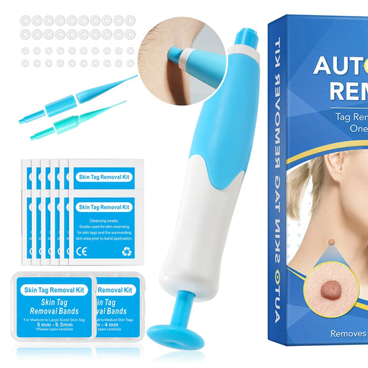 2-in-1 Auto Micro Skin Tag Remover - Standard & Micro Removal Device for Moles & Warts