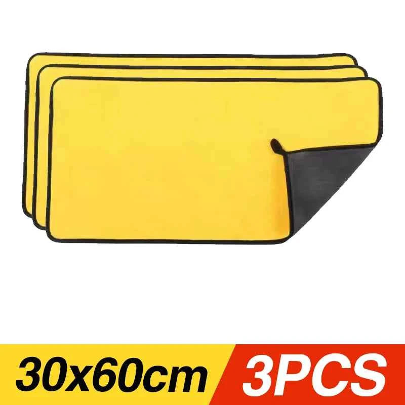 Premium Microfiber Car Wash Towels for Ultra Absorbent Cleaning - Flexivo