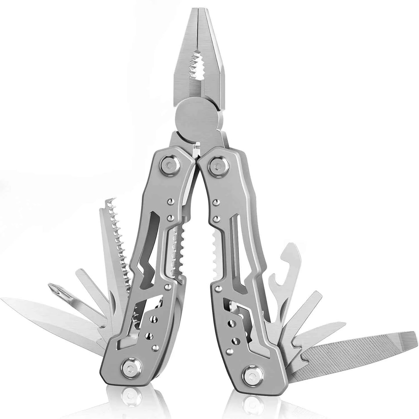 Premium Multi-Tool Pliers - Portable Folding Pocket Repair Kit - Flexivo