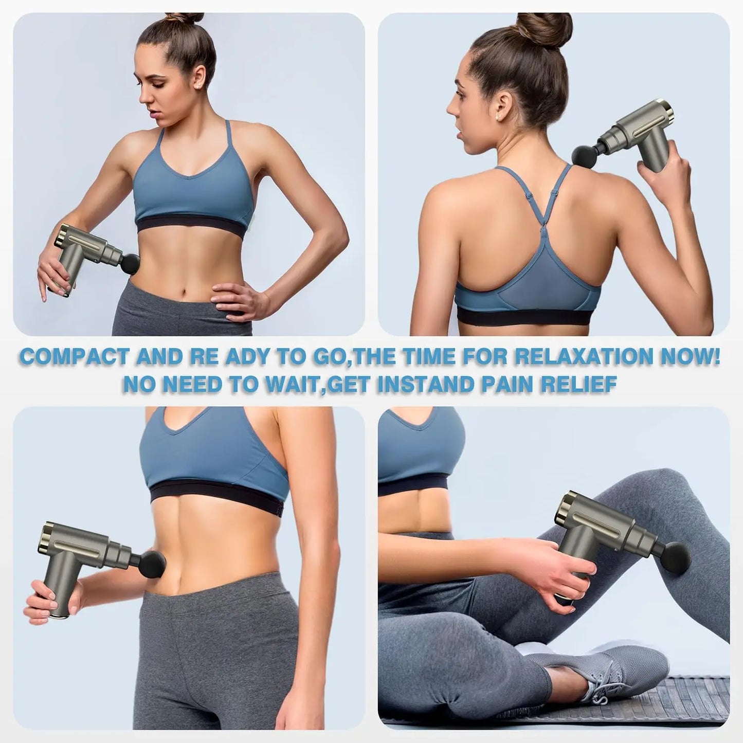 Mini Handheld Percussion Massage Gun – Deep Tissue Muscle Massager