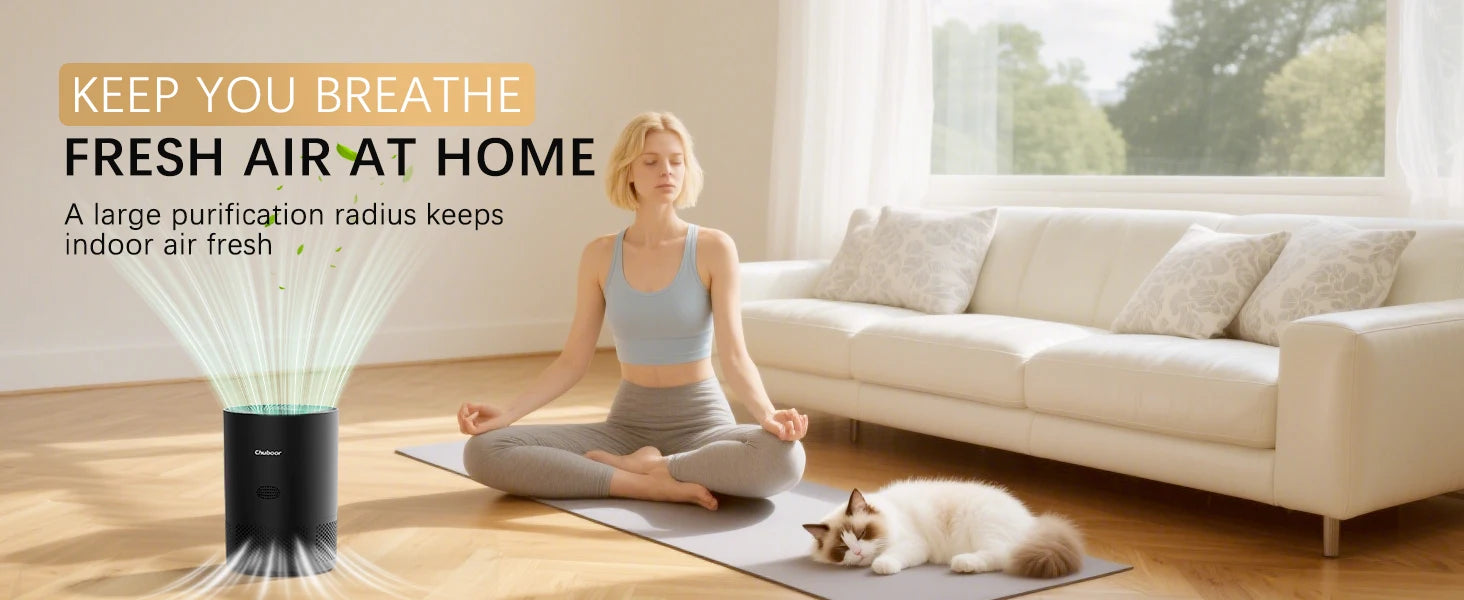 Air Purifier H13 HEPA – WiFi Smart, Removes Smoke, Dust, Pollen & Odors - Flexivo