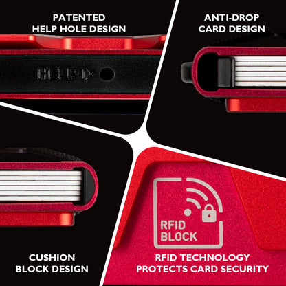 IWANTIT Slim Pop-Up Wallet - RFID Blocking Minimalist Card Holder