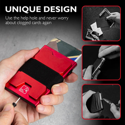 IWANTIT Slim Pop-Up Wallet - RFID Blocking Minimalist Card Holder