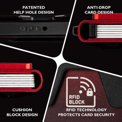 IWANTIT Slim Pop-Up Wallet - RFID Blocking Minimalist Card Holder
