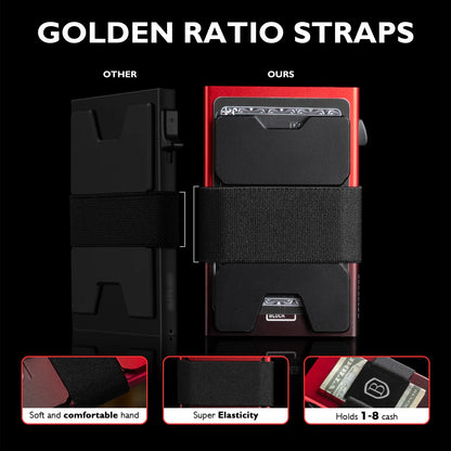 IWANTIT Slim Pop-Up Wallet - RFID Blocking Minimalist Card Holder