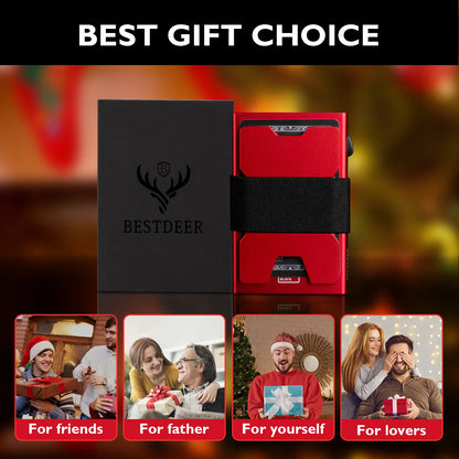 IWANTIT Slim Pop-Up Wallet - RFID Blocking Minimalist Card Holder