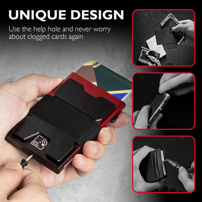 IWANTIT Slim Pop-Up Wallet - RFID Blocking Minimalist Card Holder