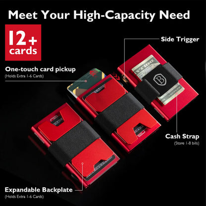 IWANTIT Slim Pop-Up Wallet - RFID Blocking Minimalist Card Holder