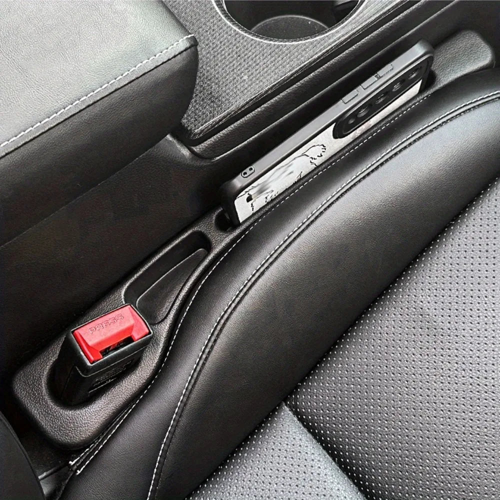 Car Seat Gap Fillers with Storage Slots, 2-Piece Set
