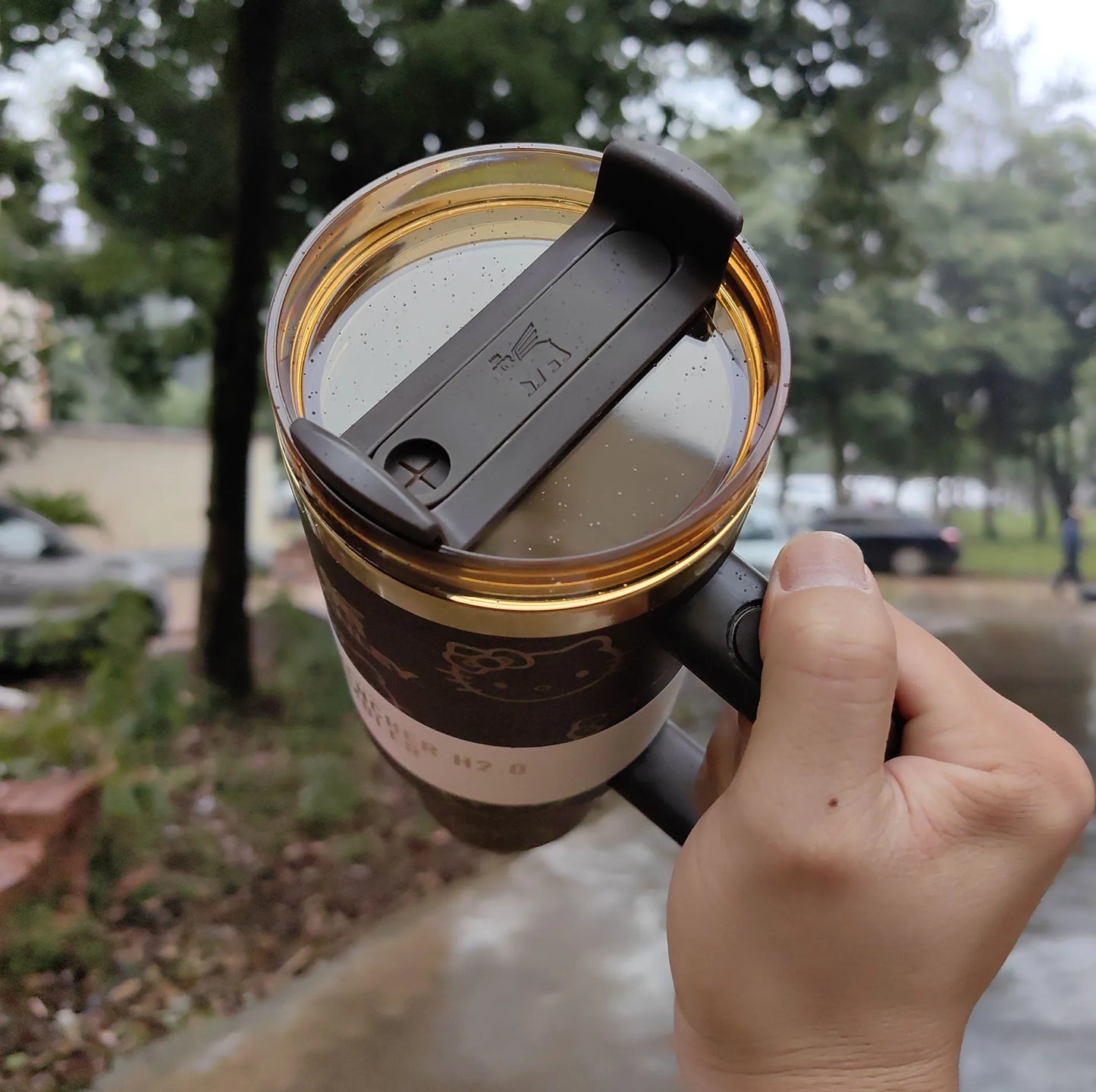 Stanley Quencher H2.0 Tumbler 40oz - Insulated Stainless Steel Travel Cup with Handle & Straw