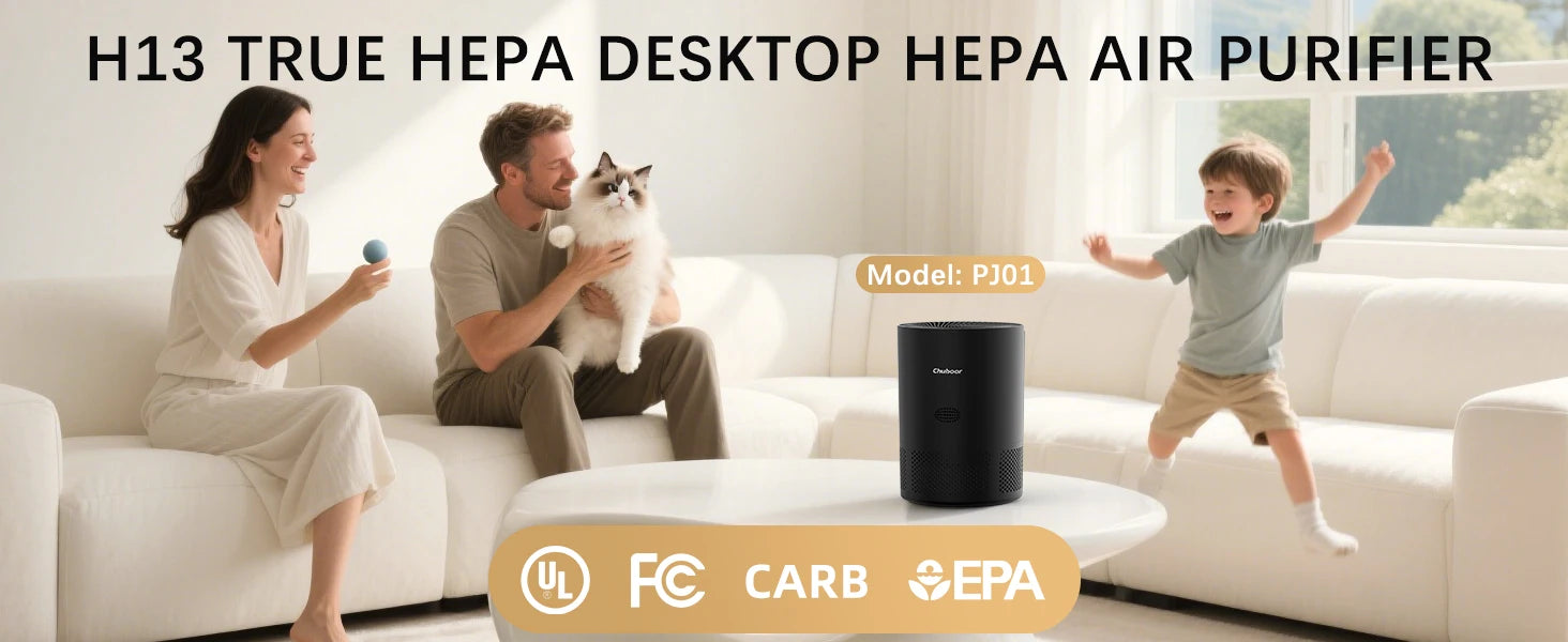 Air Purifier H13 HEPA – WiFi Smart, Removes Smoke, Dust, Pollen & Odors - Flexivo