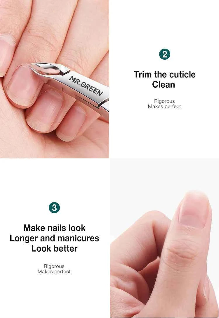 Precision Cuticle Scissors - Medical-Grade Stainless Steel for Perfect Grooming - Flexivo