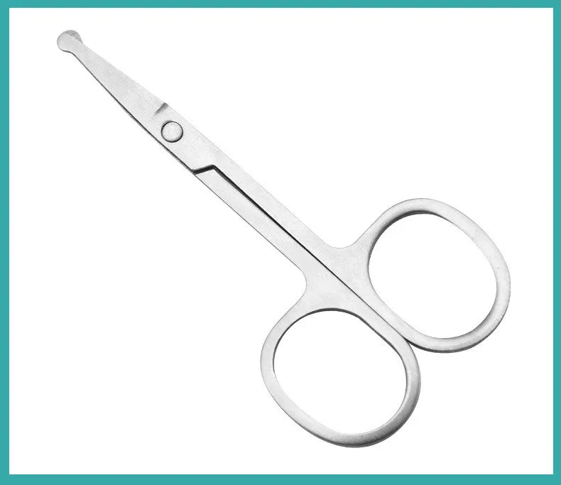 Mini Stainless Steel Nose Hair Scissors with Round Safety Tip