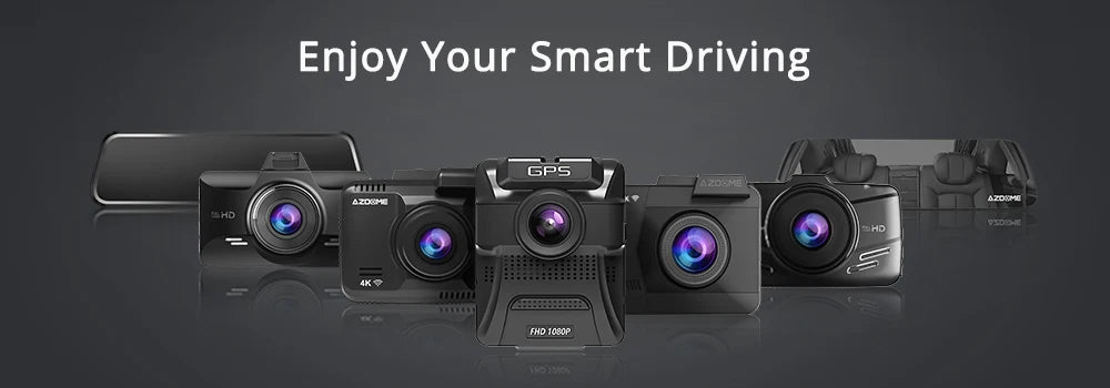 AZDOME M300 Dash Cam 1296P WiFi with Night Vision & Parking Monitor