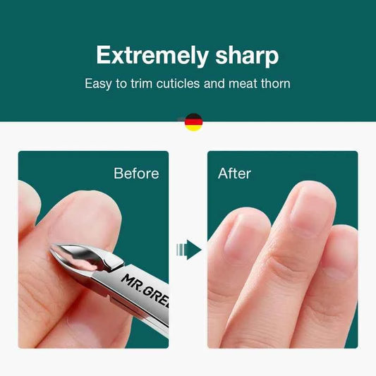 Precision Cuticle Scissors - Medical-Grade Stainless Steel for Perfect Grooming - Flexivo