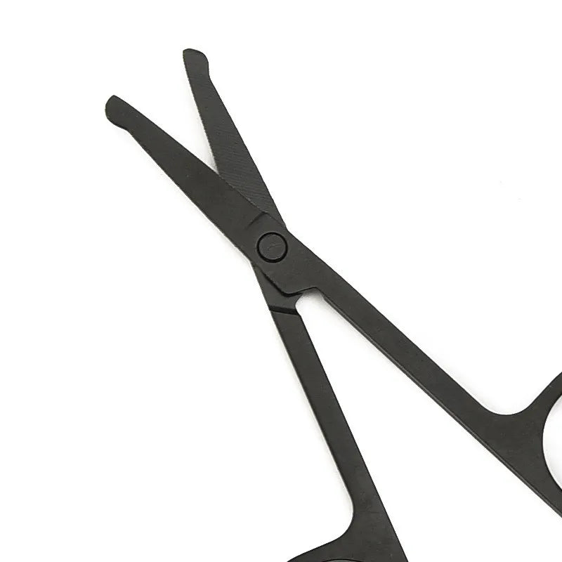Mini Stainless Steel Nose Hair Scissors with Round Safety Tip