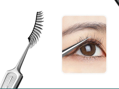 Precision Pointed Tweezers - Stainless Steel for Ingrown Hair, Splinters & Blackhead Removal