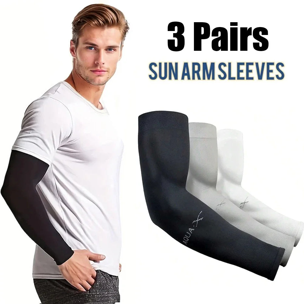 Sun Protection Arm Sleeves for Outdoor Activities