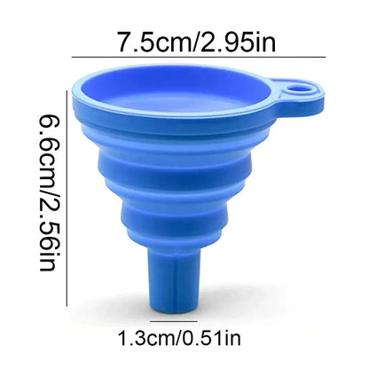 Collapsible Silicone Automotive Funnel