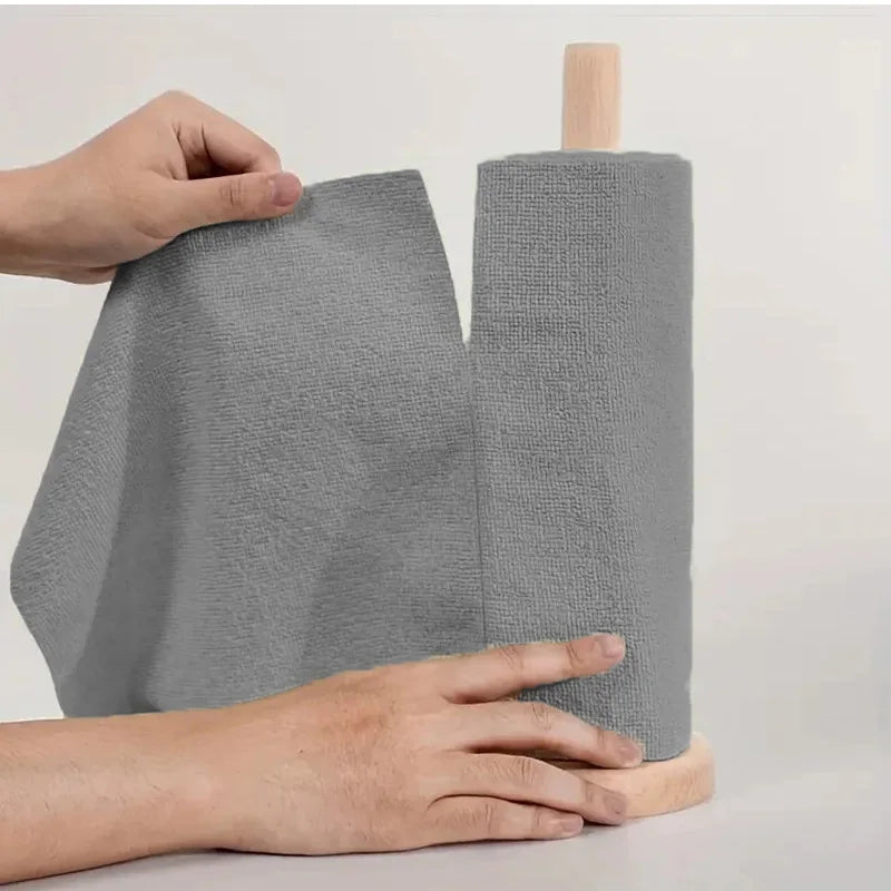 Non-Stick Microfiber Kitchen Cleaning Cloths – 50-Pack Tear-Off Roll