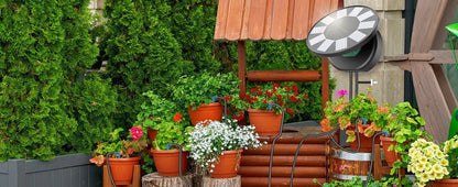 Solar Drip Irrigation Kit with Programmable Timer