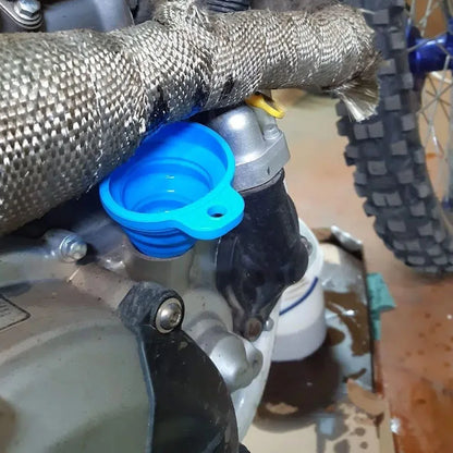 Collapsible Silicone Automotive Funnel