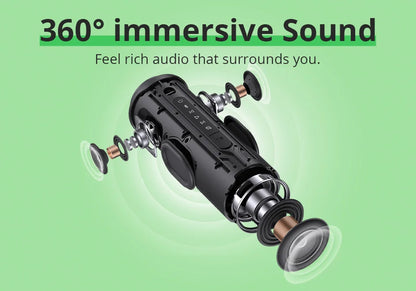 Tronsmart T8 40W Portable Bluetooth Speaker - Waterproof IPX7, Deep Bass SoundPulse, App Control for Outdoor & Camping