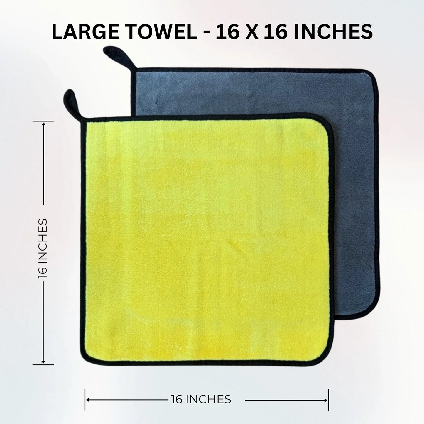 Premium Microfiber Car Cleaning Towels - 600GSM Professional Grade (6-Pack)