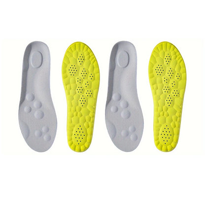 Latex Sport Insoles with Arch Support, Breathable & Deodorizing