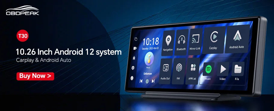 4K WiFi 3-Channel Dash Cam - 11.26" Rearview Mirror with Front, Rear & Interior Cameras