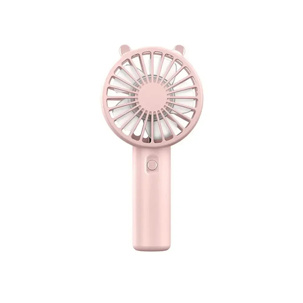 Portable USB Rechargeable Handheld Mini Fan – Quiet Cooling, 300mAh