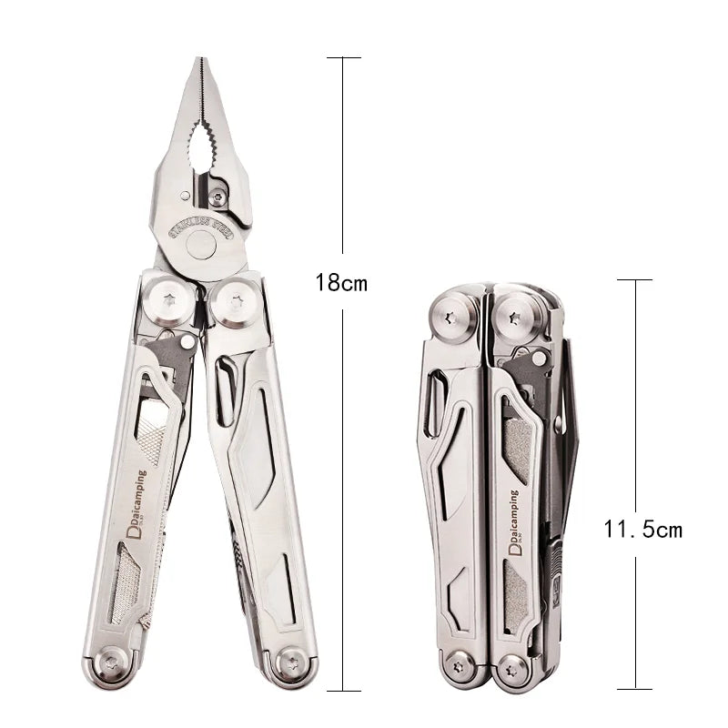 DL30 Multi-Tool Pliers - Premium EDC Survival Gear with Replaceable Parts