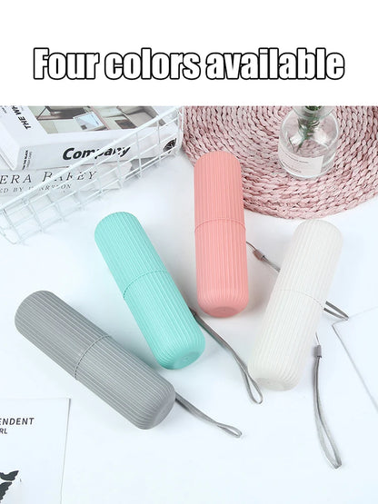 Portable Travel Toothbrush & Toothpaste Storage Case