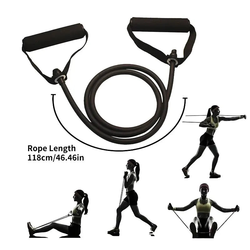 Resistance Bands with Handles, 10–30 lbs