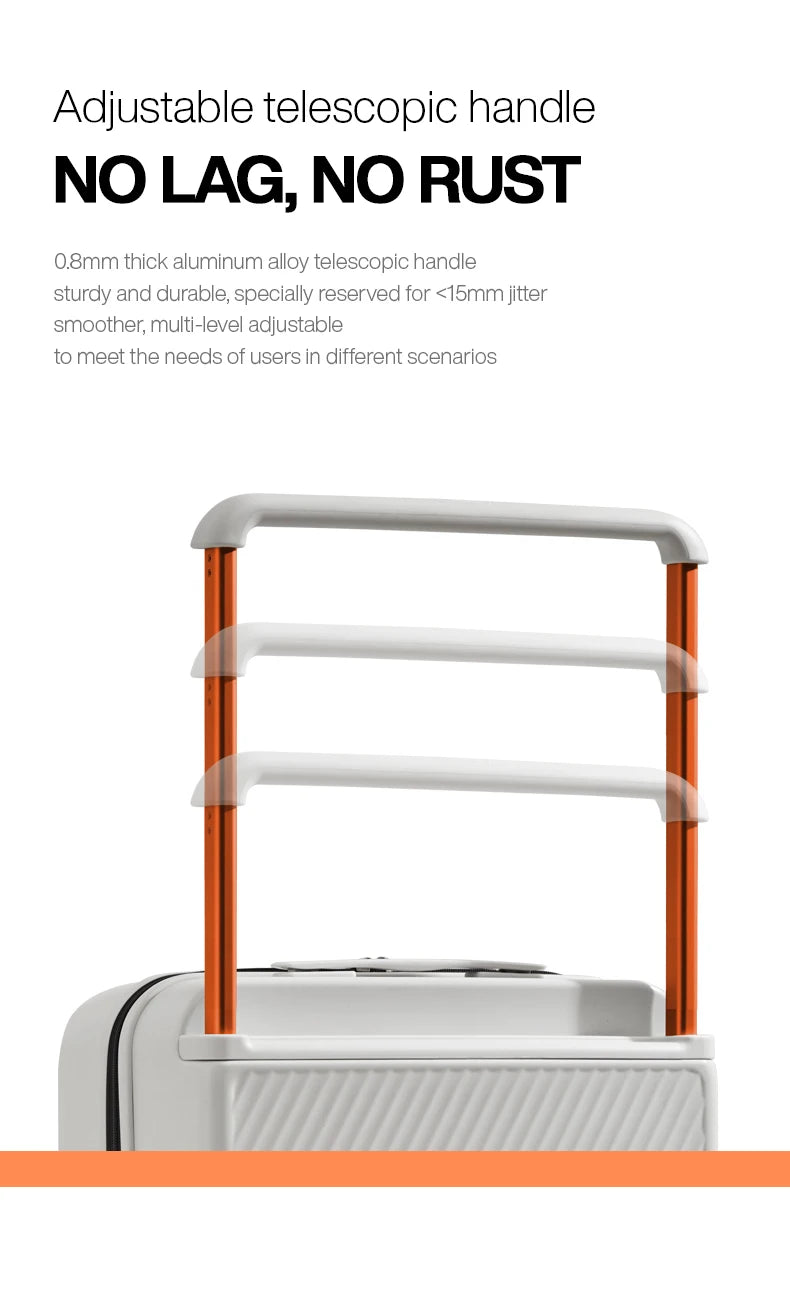 Hardside Spinner Suitcase with Wide Handle — 20" & 24"