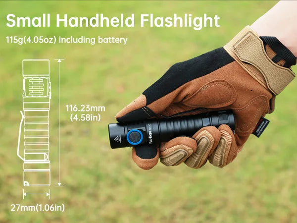Wurkkos FC11C 519A EDC Flashlight — USB-C Rechargeable, IP68, Magnetic Tail