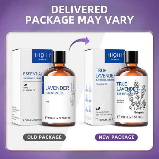 100ml Pure Lavender Essential Oil - Aromatherapy Grade for Diffuser, Humidifier, Massage & Candle Making