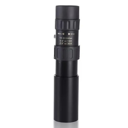 HD Monocular Telescope 10-300x Zoom — Portable for Hunting & Outdoor