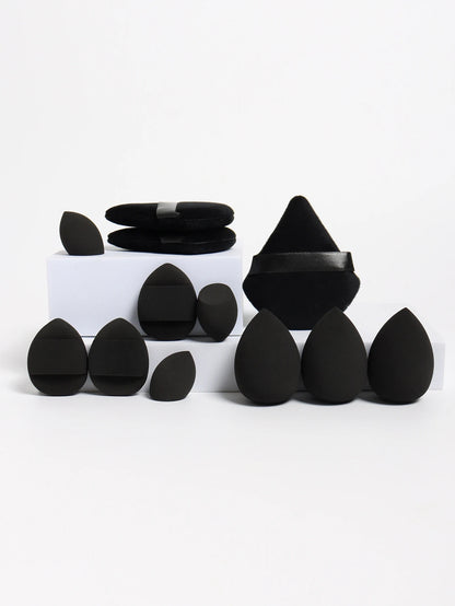 12-Piece Makeup Sponge & Powder Puff Set