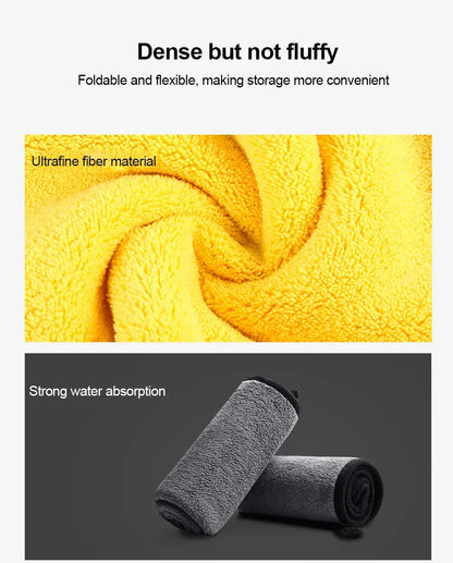 Premium Microfiber Car Wash Towels - Ultra Absorbent Cleaning Cloths (10-Pack, 30x60cm)