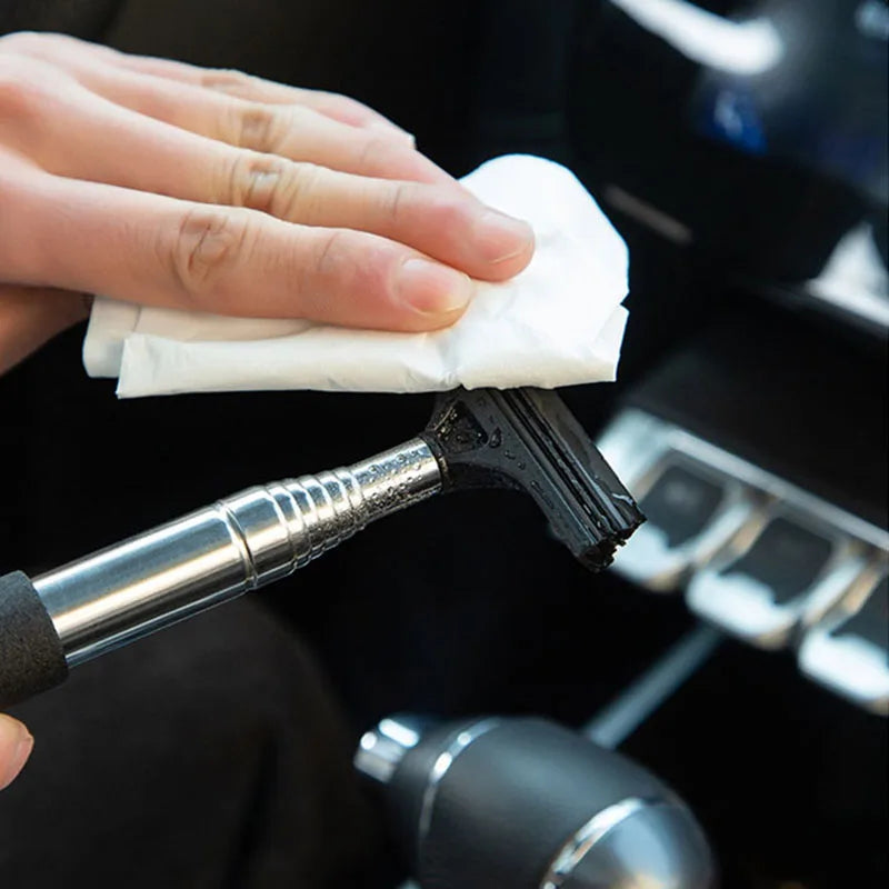 Telescopic Car Mirror Cleaning Wiper