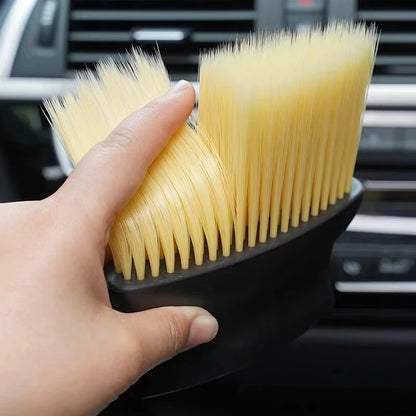 Car Interior Detail Brush with Soft Nylon Bristles