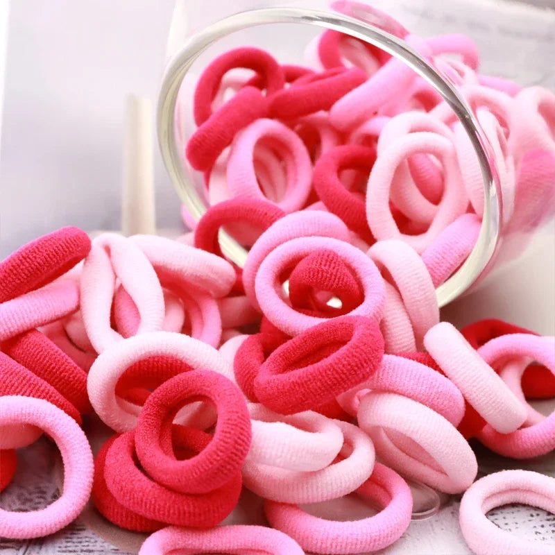 Nylon Mini Elastic Hair Ties, Assorted Packs