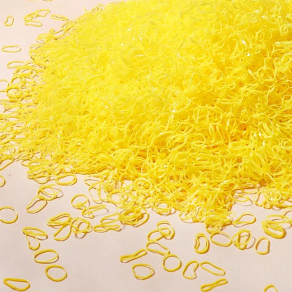 Mini Rubber Hair Ties, 500–2,000 Pack
