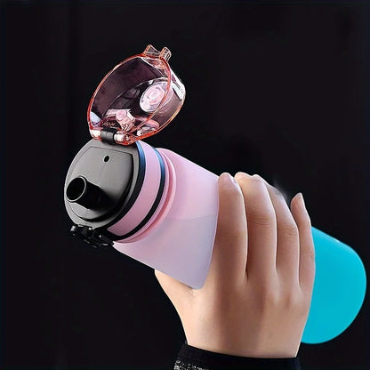 Gradient Color Sports Water Bottle – Matte Finish – 500ml, 650ml & 1000ml