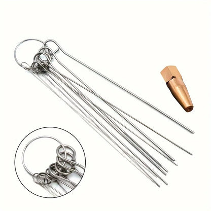Shower Head Cleaning Brushes, 10-Piece Set